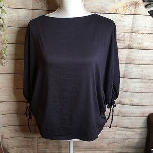 niko and... gray short sleeves shirt size M